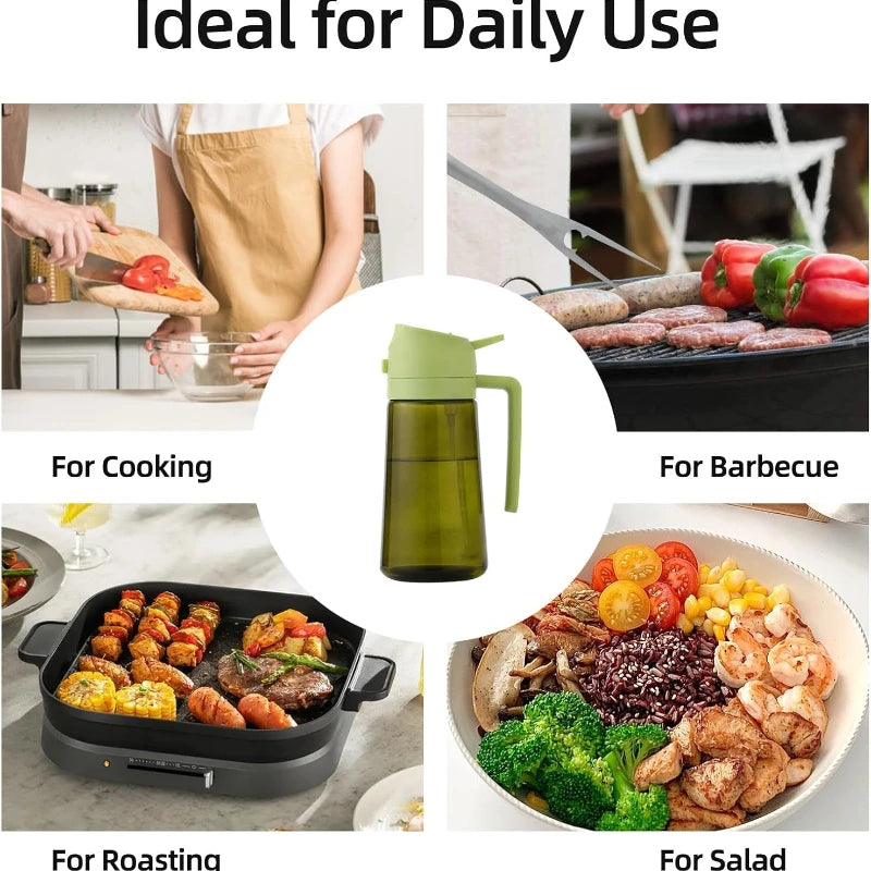 Olive Grove Oil Sprayer | 2-in-1 Spray & Pour Bottle