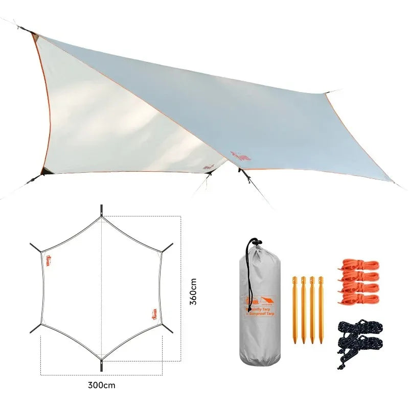 Ridgeline Bushcraft Hammock | Camping Hammock with Mosquito Net