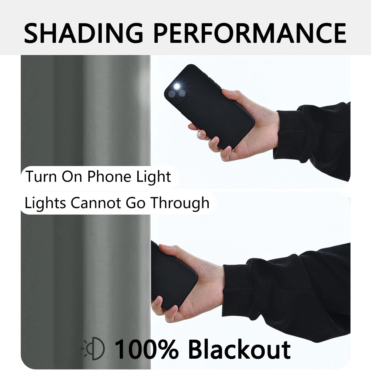 Serene Blackout Curtains | Set of 2 Room Darkening Panels