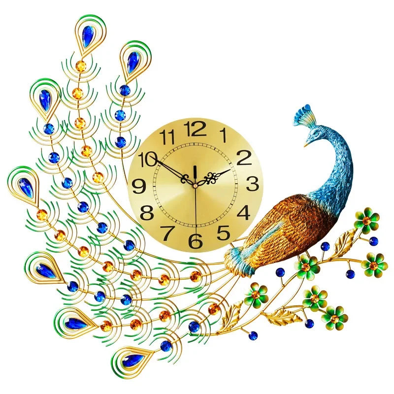 Starburst Wall Clock | Luxury Gold Silent Decorative Clock