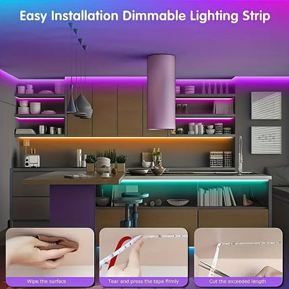 Lagoon RGB Strip Lights | App & Remote LED Tape, 1 to 40m
