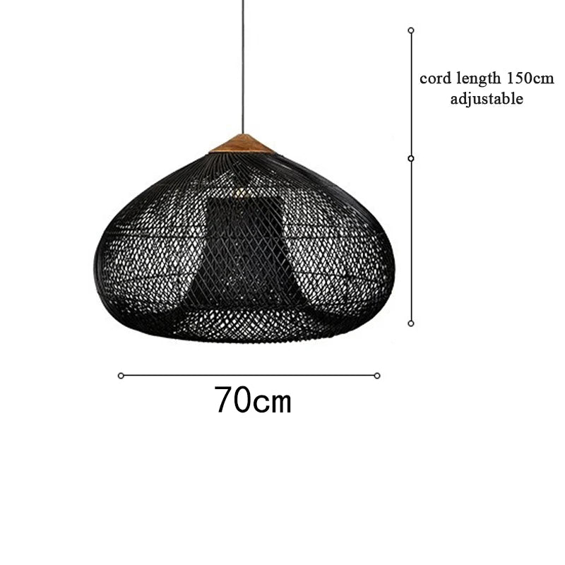 Nest Rattan Pendant Light | Handwoven Wicker Lamp Shade