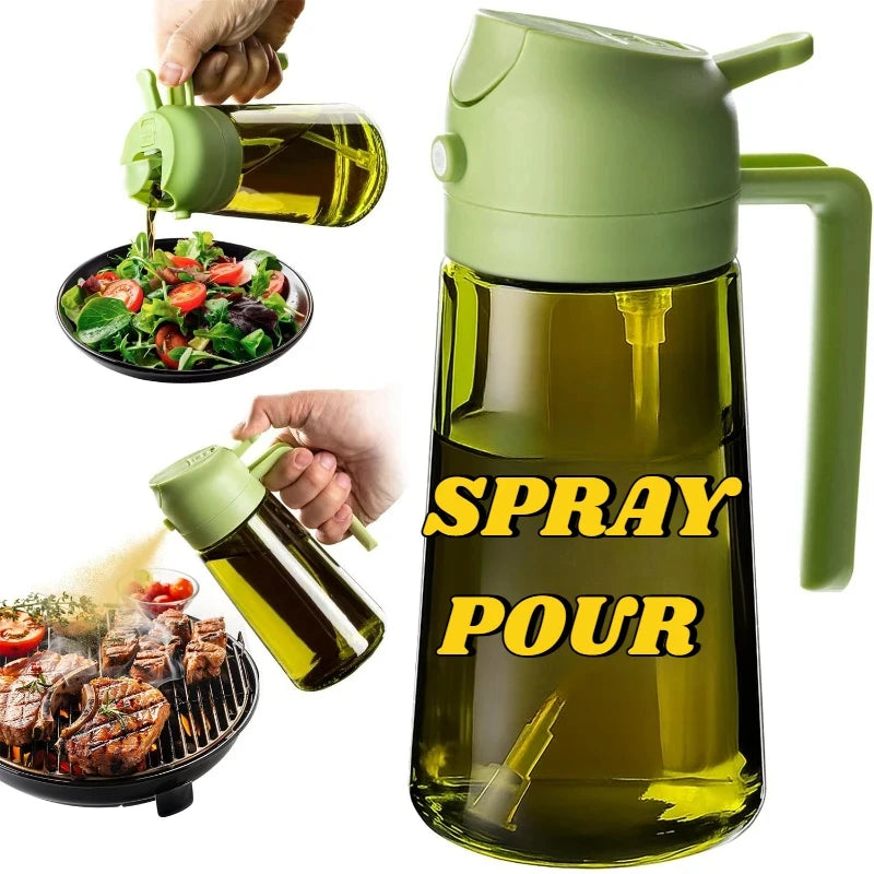 Olive Grove Oil Sprayer | 2-in-1 Spray & Pour Bottle