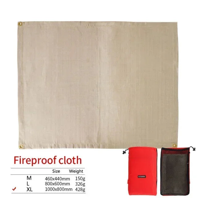 Ember Shield Fire Mat | Fireproof BBQ & Campfire Blanket