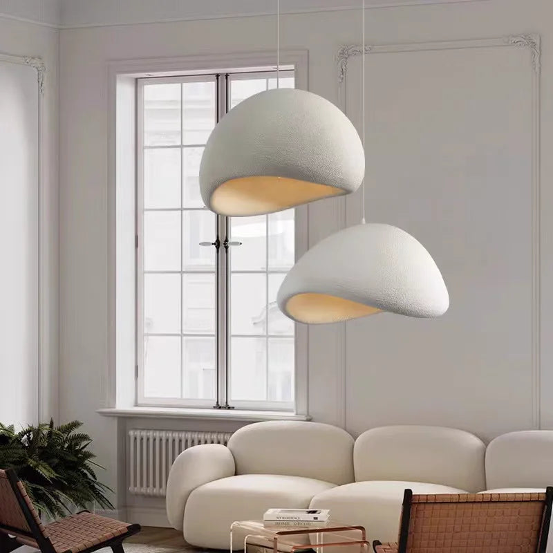 Driftstone Wabi-Sabi Chandelier | Organic Dome Pendant Cluster
