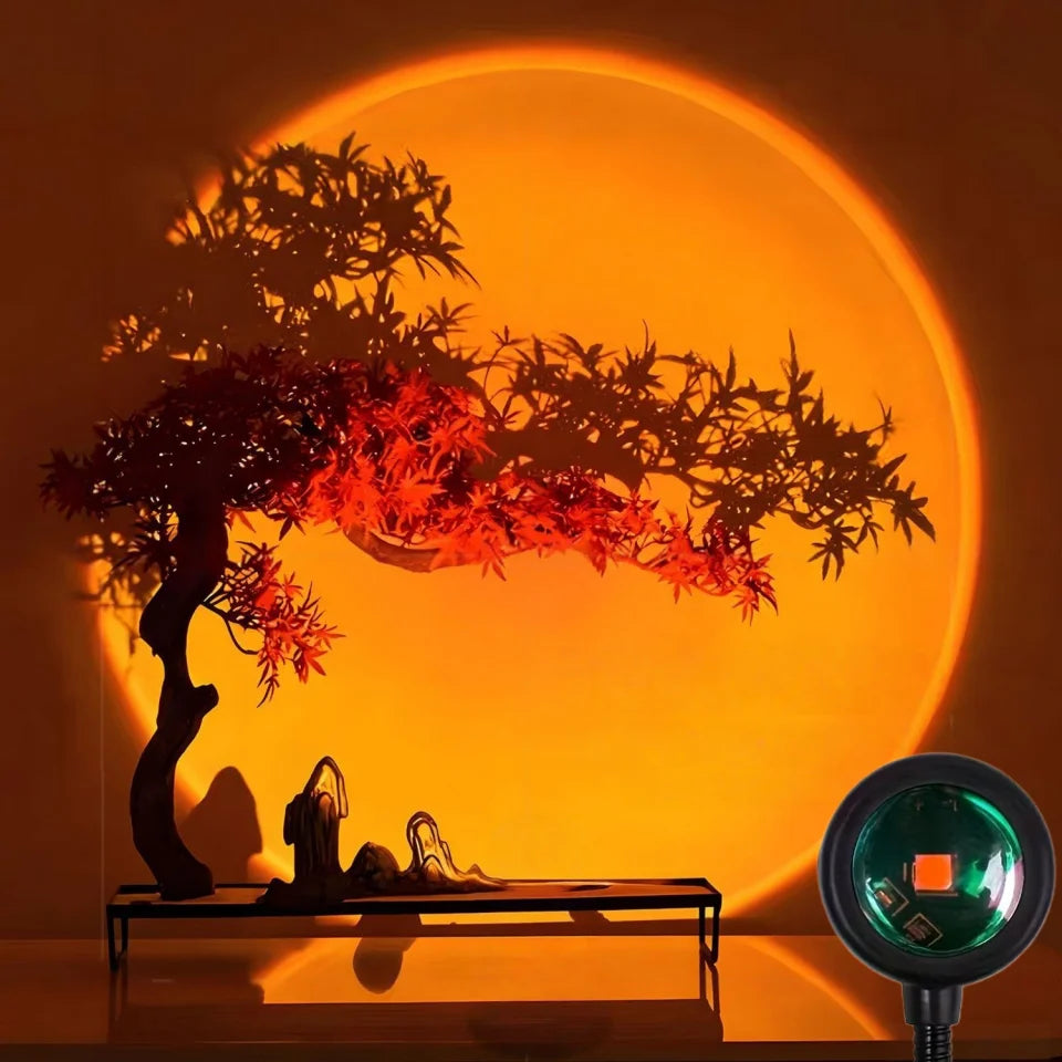 Dusk Halo Sunset Light | USB Mood Projection Lamp