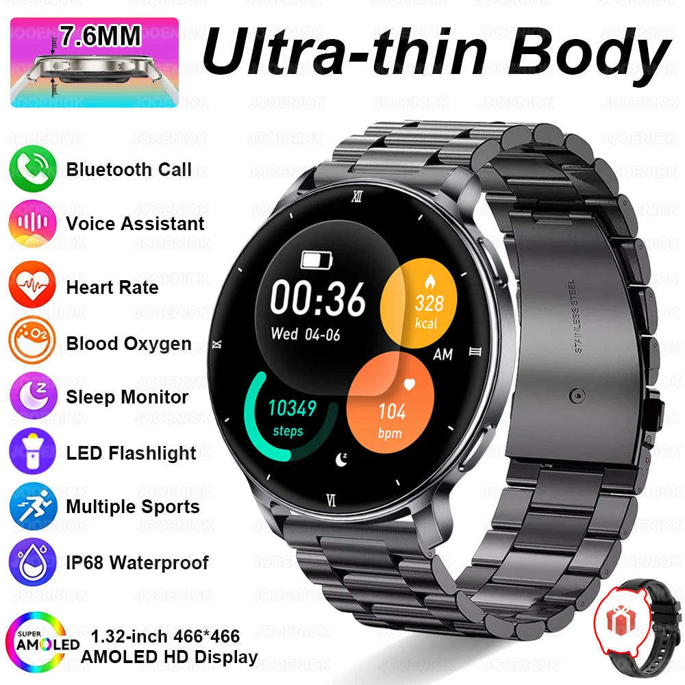 Aura AMOLED Smartwatch | Bluetooth Calling Fitness Watch