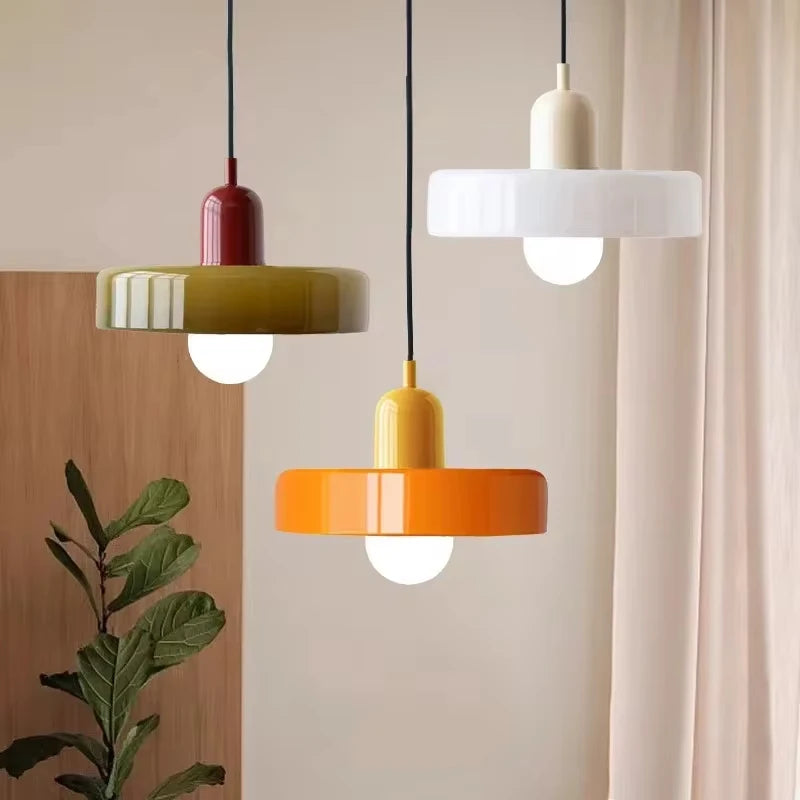 Bauhaus Glass Pendant | Nordic Retro Ceiling Light
