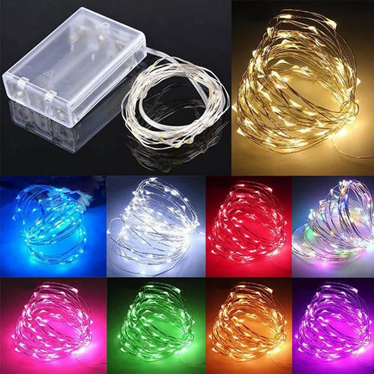 TwinkleWire Fairy Lights | Battery Copper String, 1 to 20m