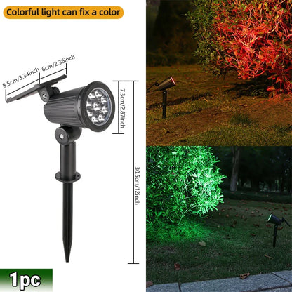 Prism Solar Spotlights | 9 LED RGB Landscape Lights