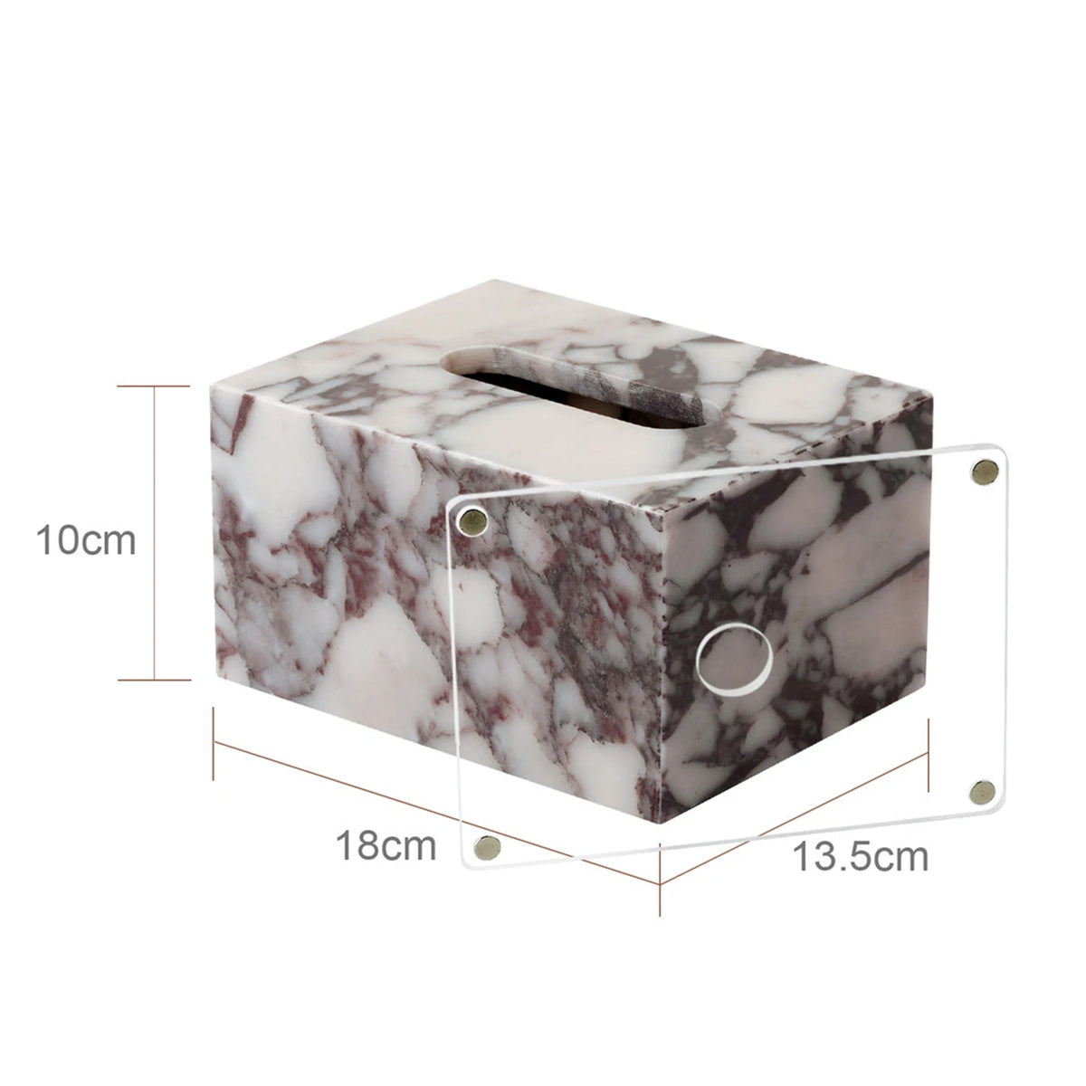 Viola Marble Bathroom Collection | Purple-Veined Natural Marble Accessories