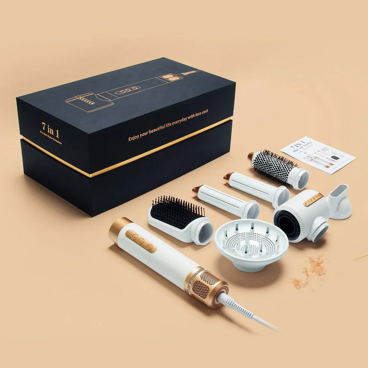 StyleWave 7-in-1 Air Styler | Hair Dryer, Curler and Straightener