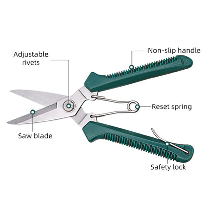 Snip Steel Secateurs | Straight-Head Garden Pruning Shears