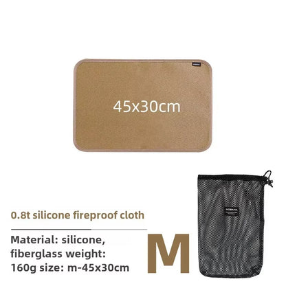 Ember Shield Fire Mat | Fireproof BBQ & Campfire Blanket