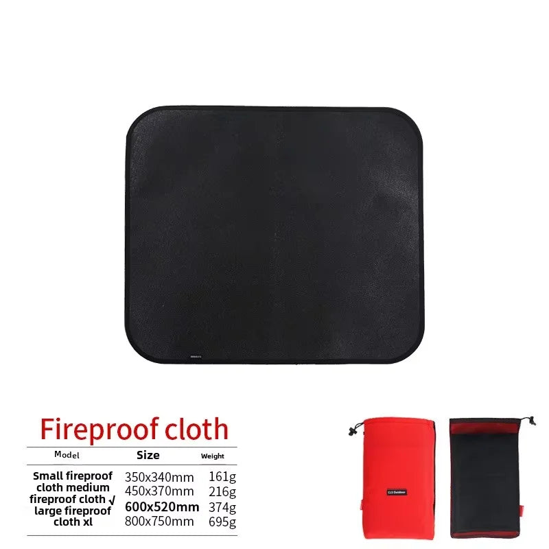 Ember Shield Fire Mat | Fireproof BBQ & Campfire Blanket