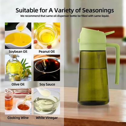 Olive Grove Oil Sprayer | 2-in-1 Spray & Pour Bottle