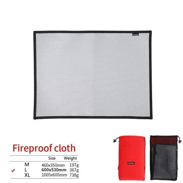 Ember Shield Fire Mat | Fireproof BBQ & Campfire Blanket
