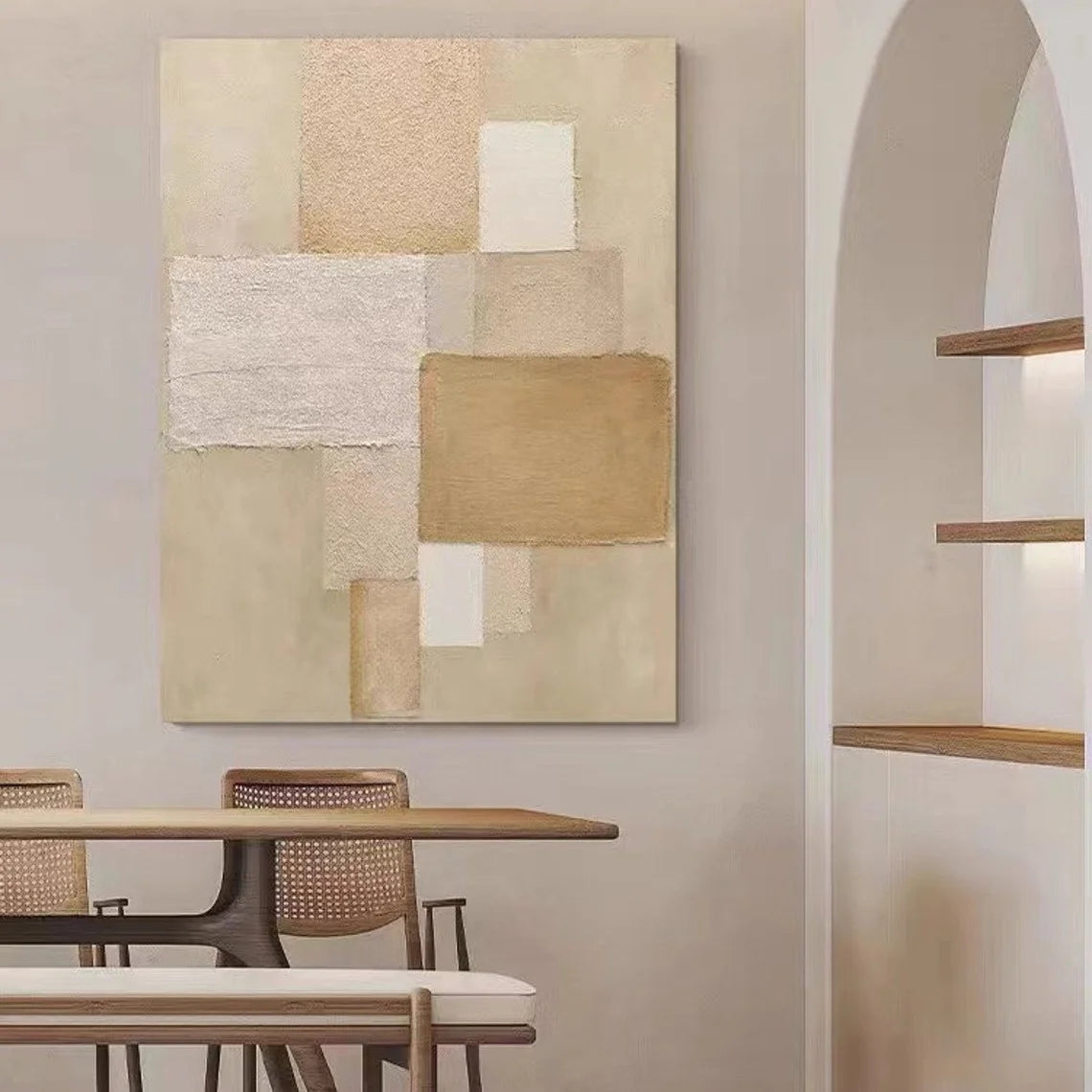 Atelier Abstract Canvas Art | Hand-Painted Textured Wall Painting