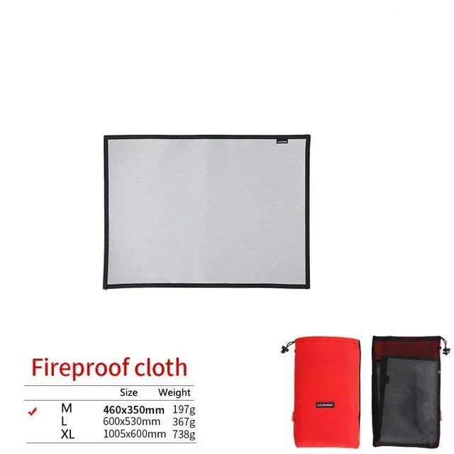 Ember Shield Fire Mat | Fireproof BBQ & Campfire Blanket