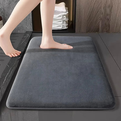 QuickDry Coral Bath Mat | Super Absorbent Non-Slip Mat