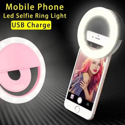 Halo Lens Clip Light | Rechargeable Phone Selfie Ring