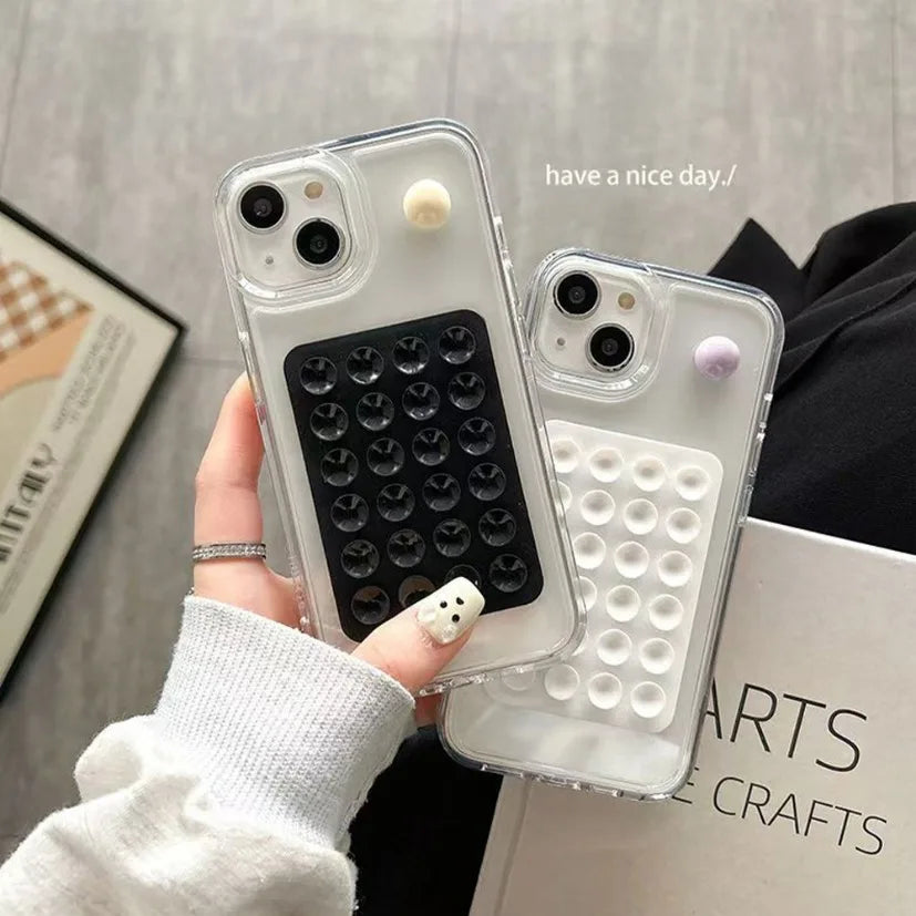 SuctionSquare Phone Holder | Silicone Suction Cup Mount