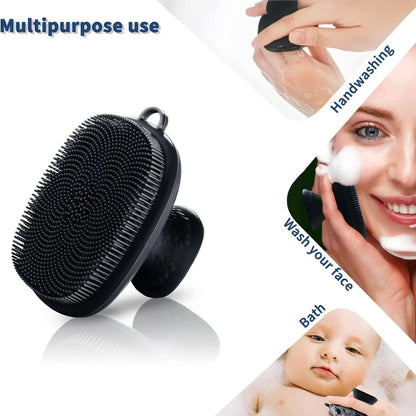 Pure Glow Silicone Face Scrubber | Gentle Cleansing Brush