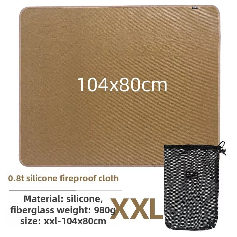 Ember Shield Fire Mat | Fireproof BBQ & Campfire Blanket