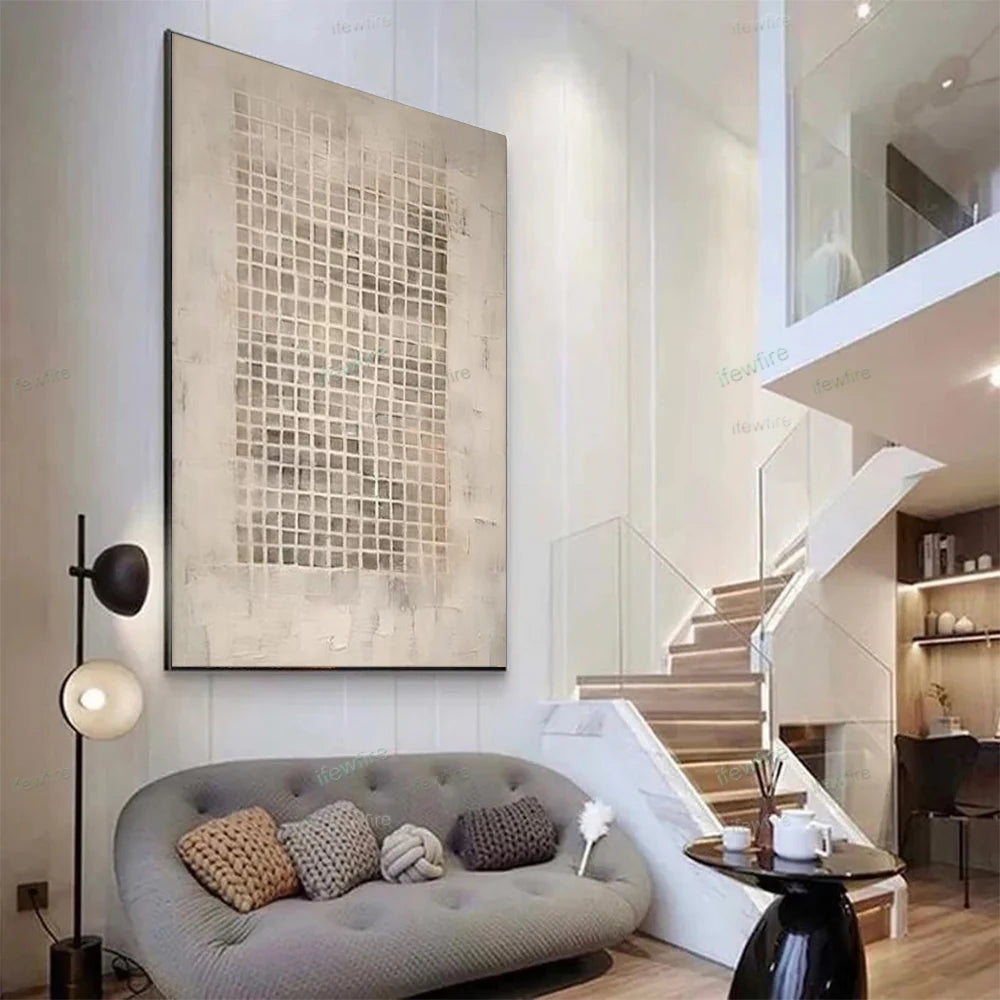 Atelier Abstract Canvas Art | Hand-Painted Textured Wall Painting