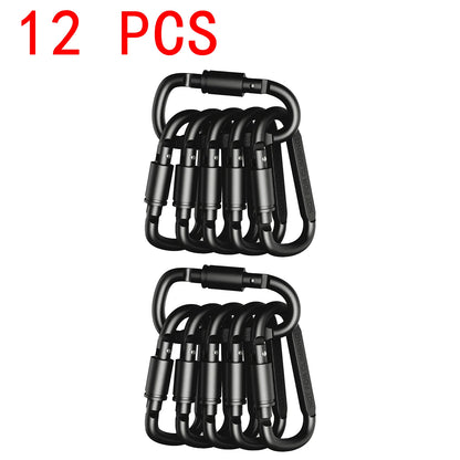 Trailclip Carabiner Set | Aluminium D-Ring Keychain Clips