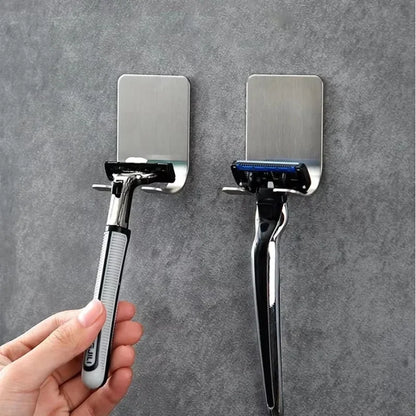 Hang Tidy Razor Holder | Adhesive Shaver Hooks, 2 Pack