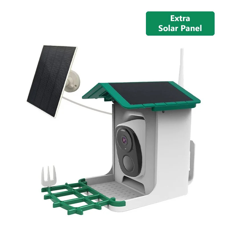 BirdView Solar Feeder Camera | Smart Bird Feeder with Two-Way Audio