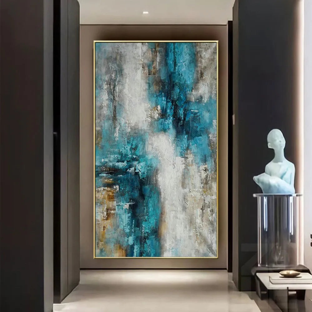 Atelier Abstract Canvas Art | Hand-Painted Textured Wall Painting