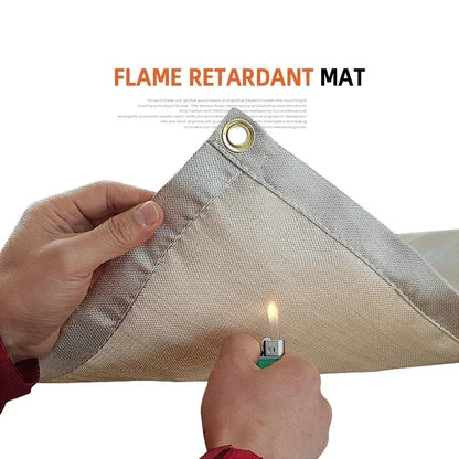 Ember Shield Fire Mat | Fireproof BBQ & Campfire Blanket
