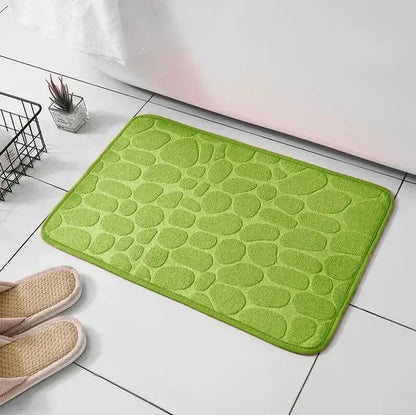 StoneStep Bath Mat | Embossed Pebble Anti-Slip Floor Mat