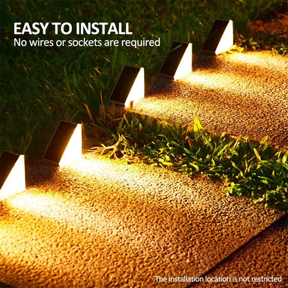 Stepglow Solar Deck Lights | IP67 Triangle Step Lamps