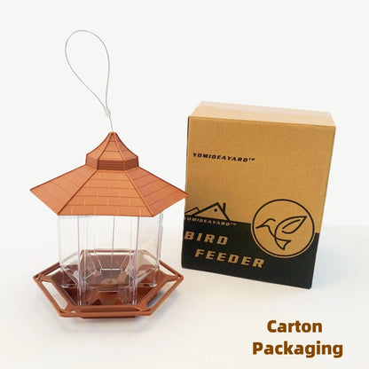 Gazebo Domed Bird Feeder | Hanging Multi-Port Seed House