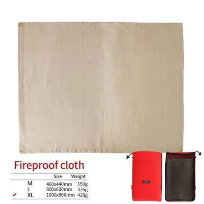 Ember Shield Fire Mat | Fireproof BBQ & Campfire Blanket
