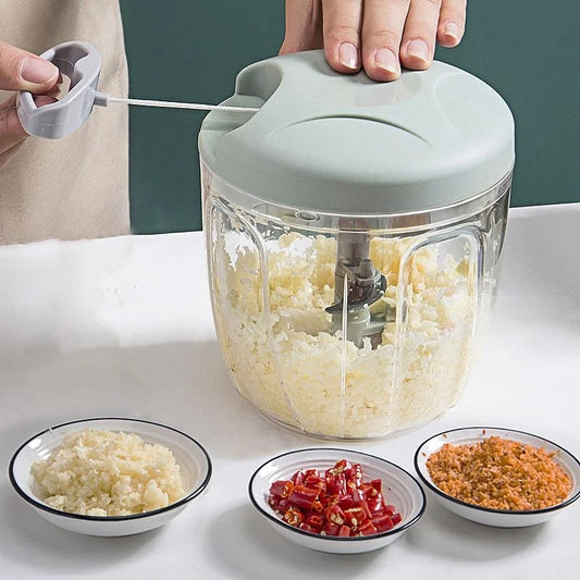 ChopMate Garlic Chopper | Manual Mincer, 500ml or 900ml