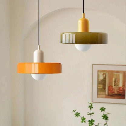 Bauhaus Glass Pendant | Nordic Retro Ceiling Light