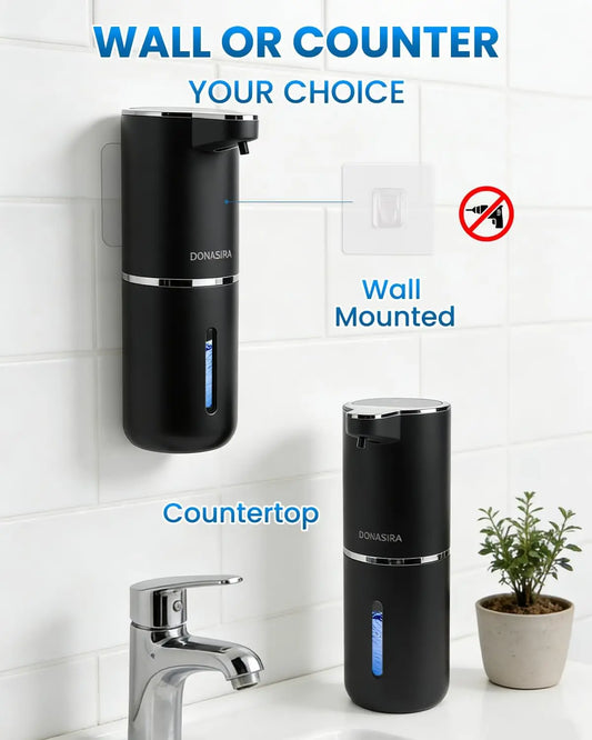 SudsGo Soap Dispenser | 380ml Touchless Rechargeable Pump