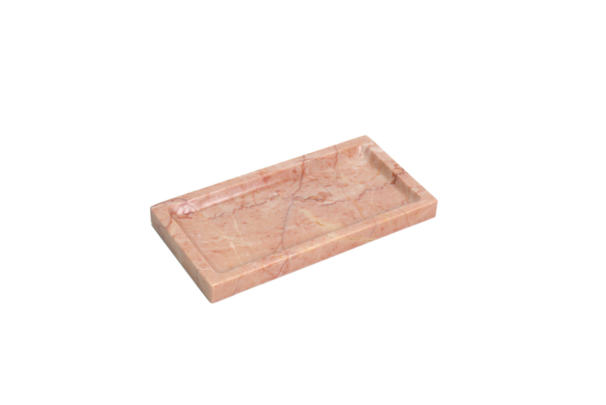 Marble Rectangle Tray | Polished Natural Stone Display Tray