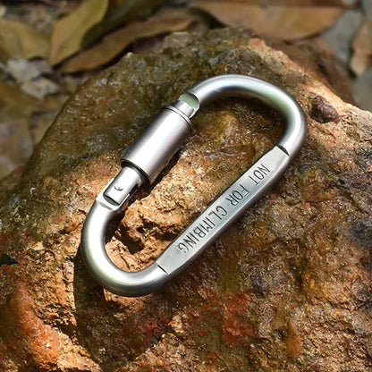 Trailclip Carabiner Set | Aluminium D-Ring Keychain Clips