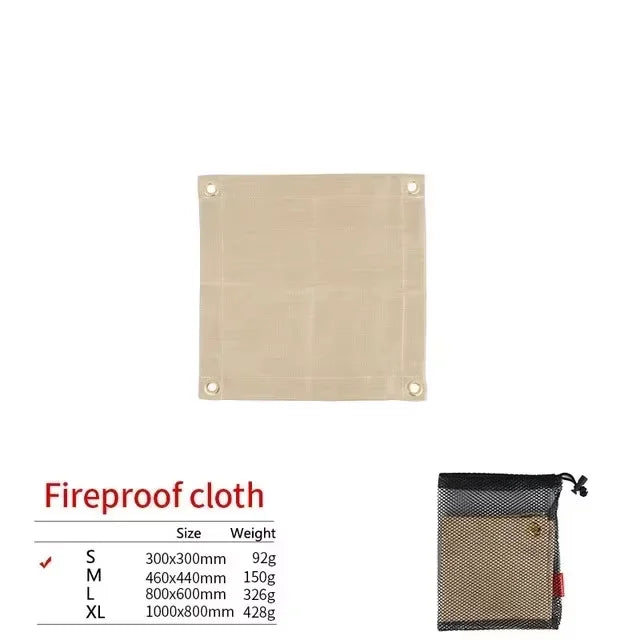 Ember Shield Fire Mat | Fireproof BBQ & Campfire Blanket