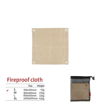 Ember Shield Fire Mat | Fireproof BBQ & Campfire Blanket