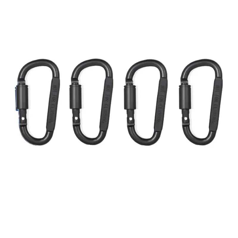Trailclip Carabiner Set | Aluminium D-Ring Keychain Clips