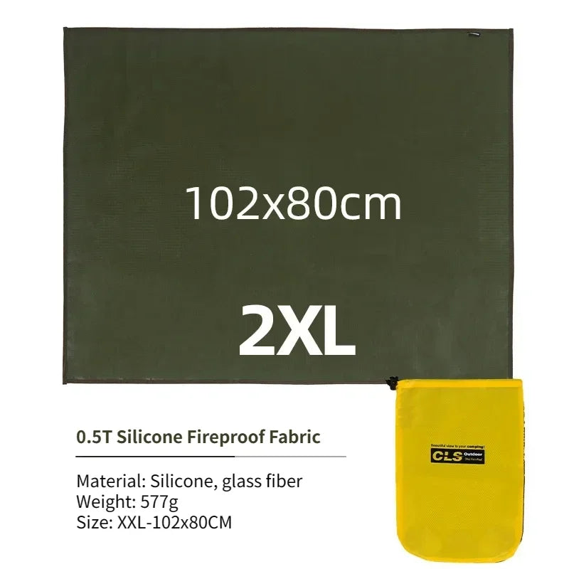 Ember Shield Fire Mat | Fireproof BBQ & Campfire Blanket