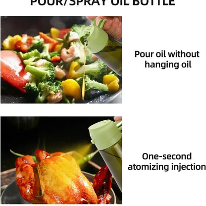 Olive Grove Oil Sprayer | 2-in-1 Spray & Pour Bottle