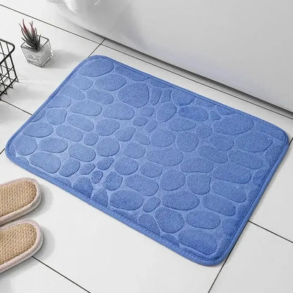 StoneStep Bath Mat | Embossed Pebble Anti-Slip Floor Mat
