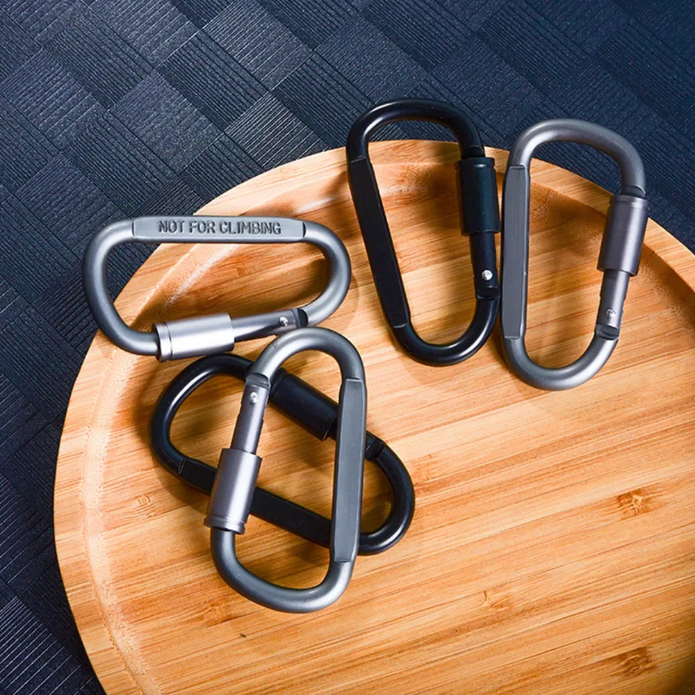 Trailclip Carabiner Set | Aluminium D-Ring Keychain Clips